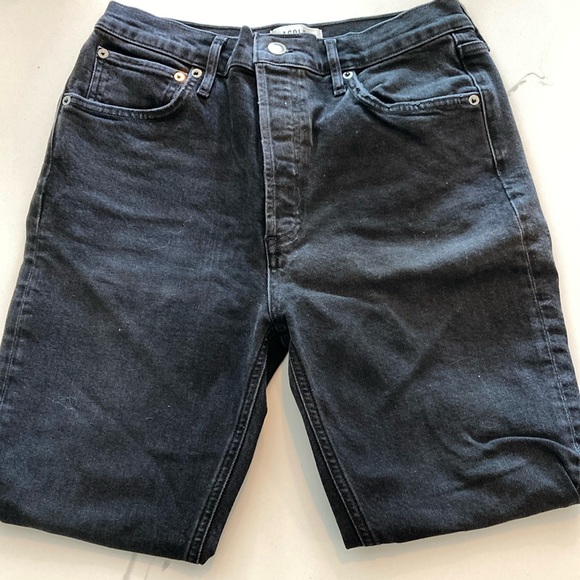 Agolde: Riley High Rise Straight Crop- Size: 29 - Picture 4 of 7